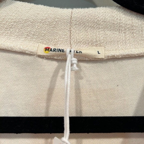 Marine Layer Boucle Cardigan in Antique White Size Large - Picture 4 of 9